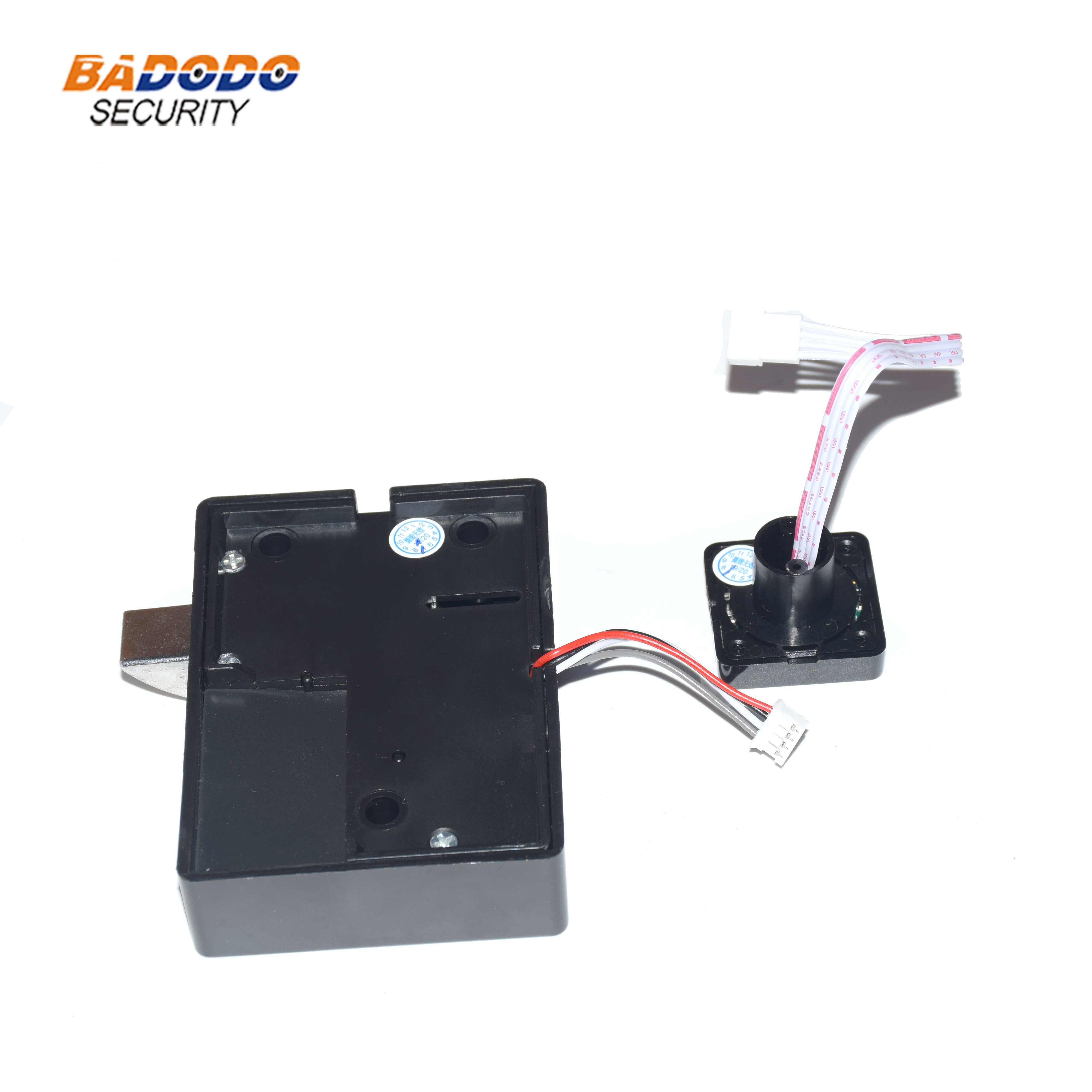 Plast fingeravtrykk skap skuff skap skap dør dock biometrisk elektrisk lås med ladbart batteri