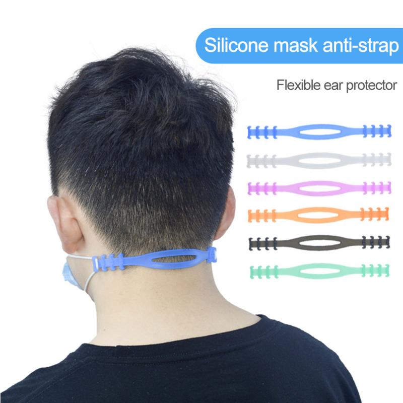 10 stücke Maske Verlängerung Schnalle Ohrenschützer Seil Anti-Slip Silikon Einstellbar Mehrweg Gesicht Schild Extension Schnalle Auto Zubehör