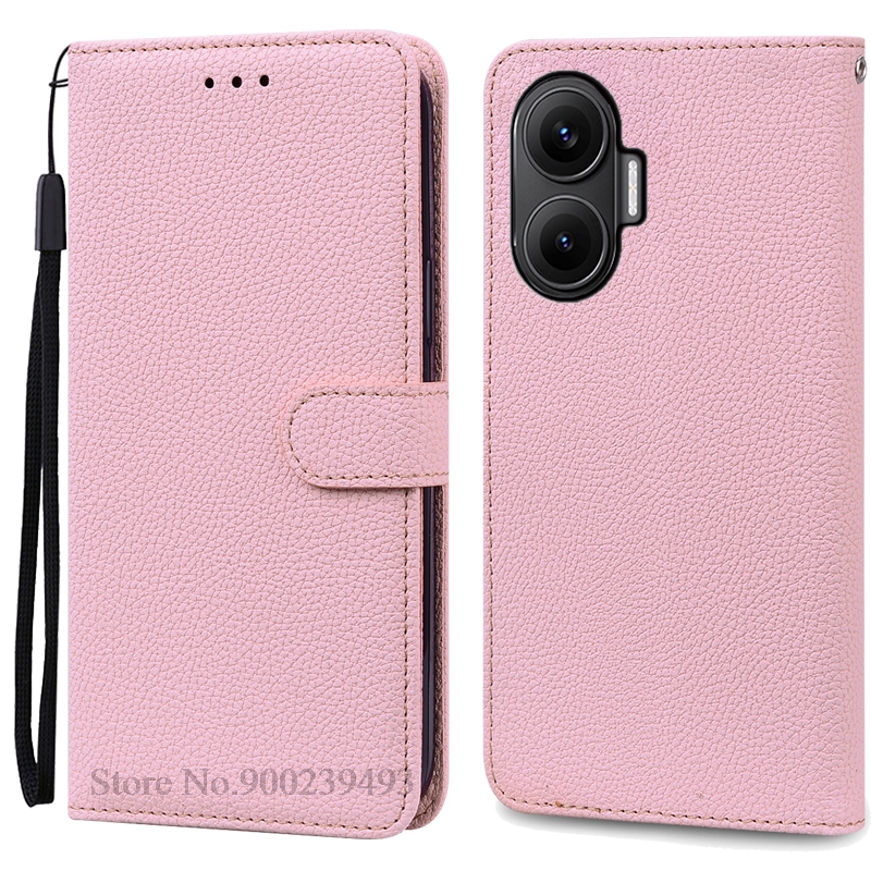 For Poco F7 Case Wallet Leather Flip Cover For Poco F7 Case Shockproof Book Cover Wallet Coque Fundas Shell: Brown