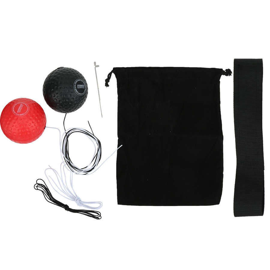 boxing ball set boxing mounted adjustable PU foam ball sports fitness equipment ball red ball