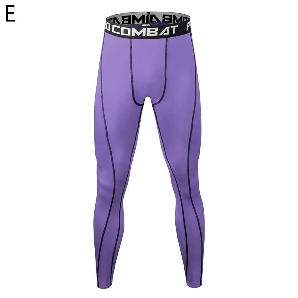 Leggings herre fitness løbetights herre kompressionsbukser fitness jogging lange bukser yoga træningsbukser: L / Beige
