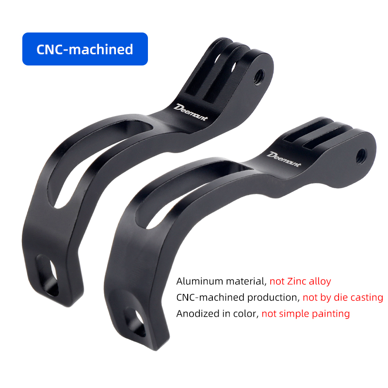 Deemount Fietslamphouder Mount Camera Stand Rack Voorvork Installeren 15 ° /Flat Warping voor Brompton vouwfiets/MTB/racefiets