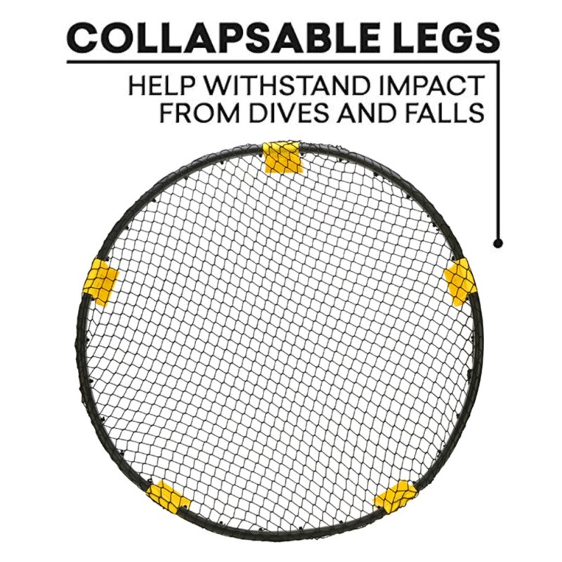 Mini sandvolleyball spike battle ball game set utendørs lagsport volleyball plen treningsutstyr med 3 baller