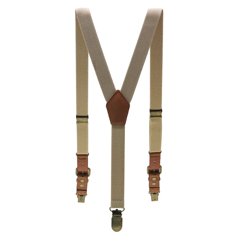 2cm Elastic Suspenders Solid Baby Boy Suspenders Children Retro Braces Adjustable Y-shape Back Kids Suspenders Ring Bear