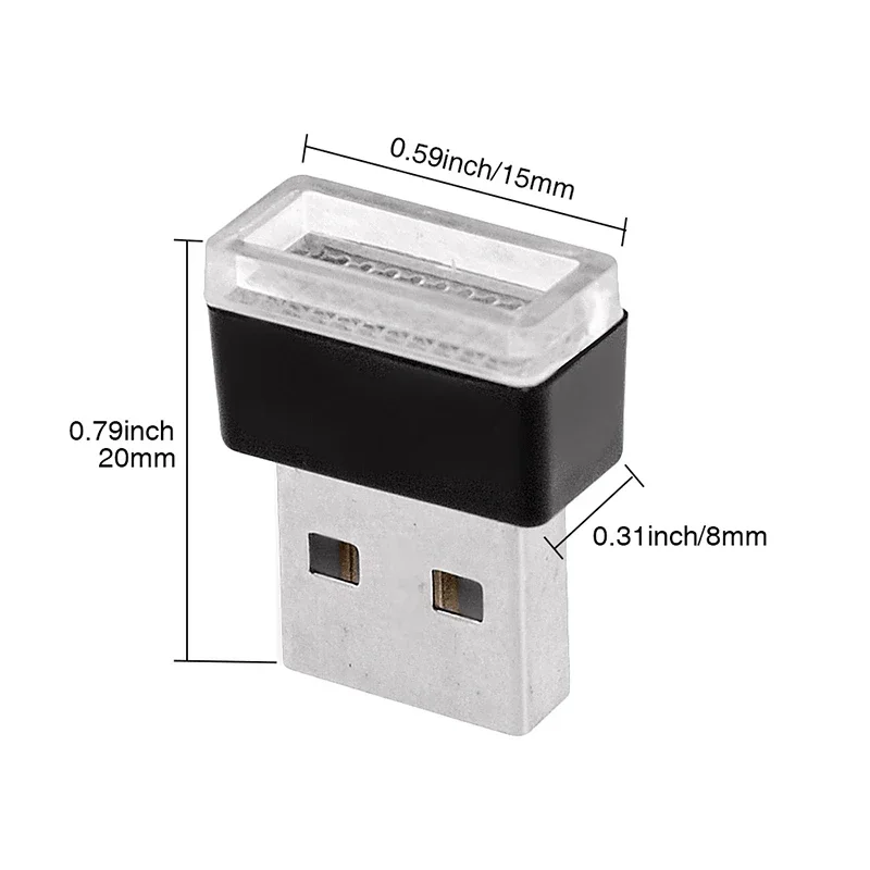Auto USB Atmosphäbetreffend Licht LED Modifikation-freies dekoratives Licht Auto Innenraum Fuß Beleuchtung Auto Stimmungslicht
