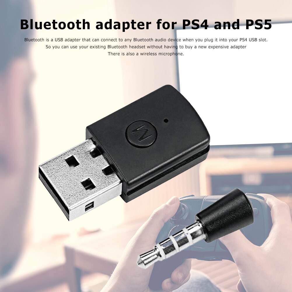 Mini trasmettitore ricevitore Wireless Audio adattatori Bluetooth USB Wireless BT dongle Audio ricevitore auricolare per PS4 PS5