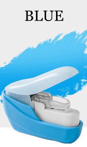 Stapleless stapler Needleless stapler Stapleless labor-saving stapler: Blue