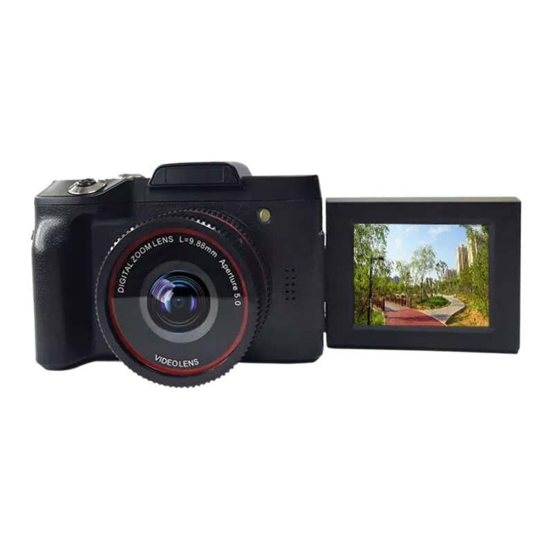 16MP 16X Zoom 1080P HD Rotation Screen Mini Mirroless Digital Camera Camcorder DV with Built-In Microphone: Default Title