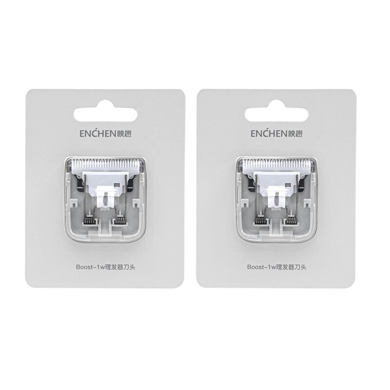 For Xiaomi Cutter Heads Enchen Electric Hair Trimmer Head Replacement Cutter Heads: 2pcs white head