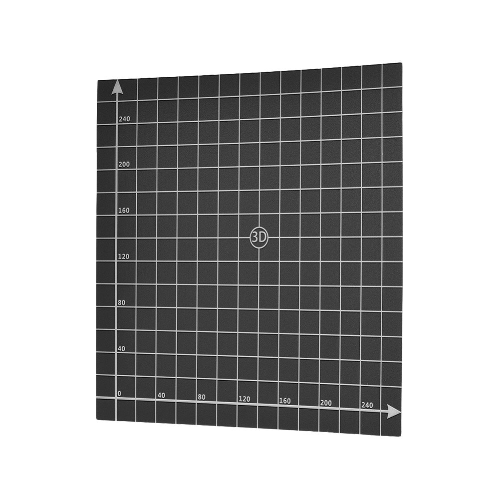 3D Printer Parts 300 * 300mm Heat Bed Sticker Sheet Bed Platform Build Surface Tape with 1:1 Coordinate for Creality Ender