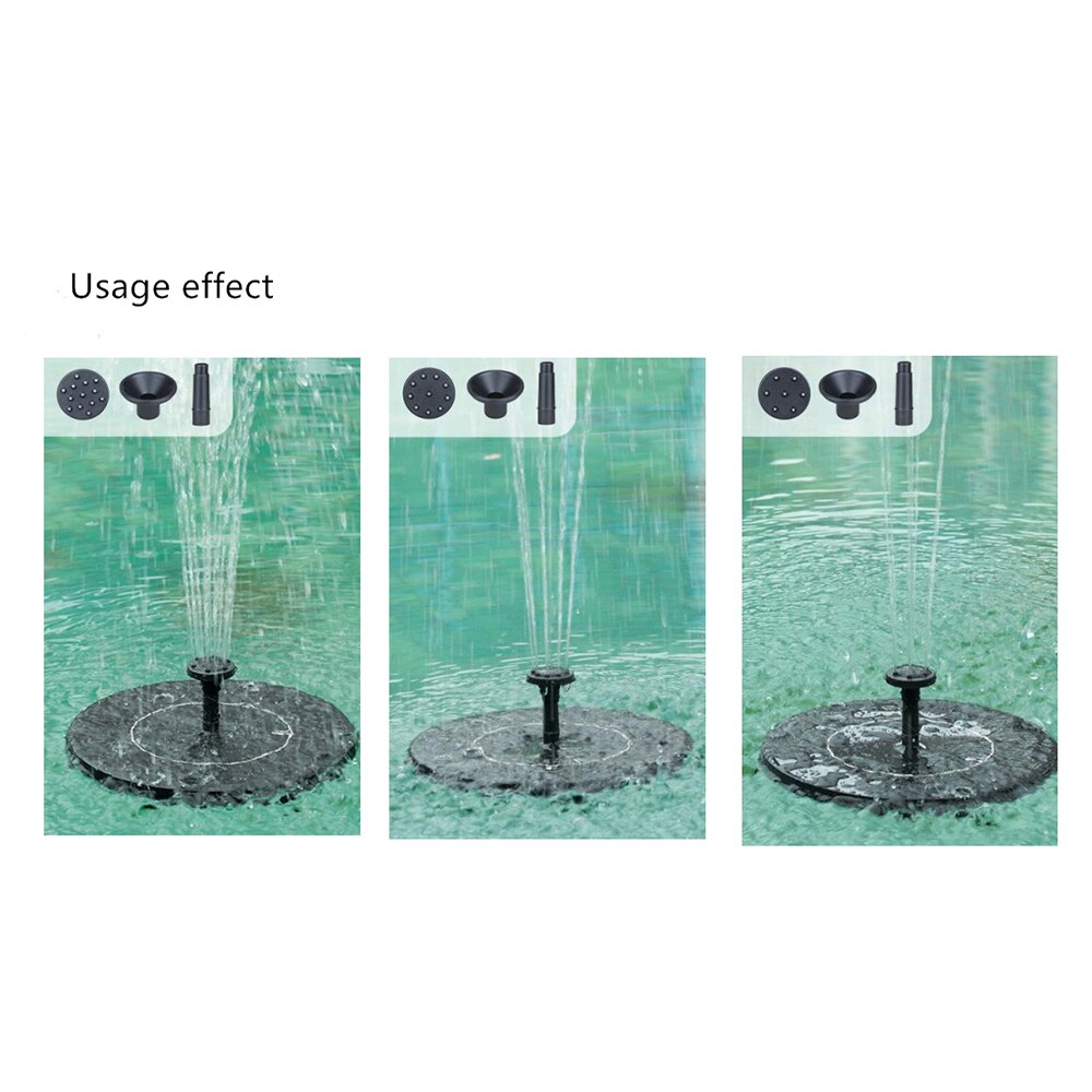 Solar Water Fountain Set Pump Floating Panel Pool Garden Pond Watering Kits Lots Shape Home Garden Supplies