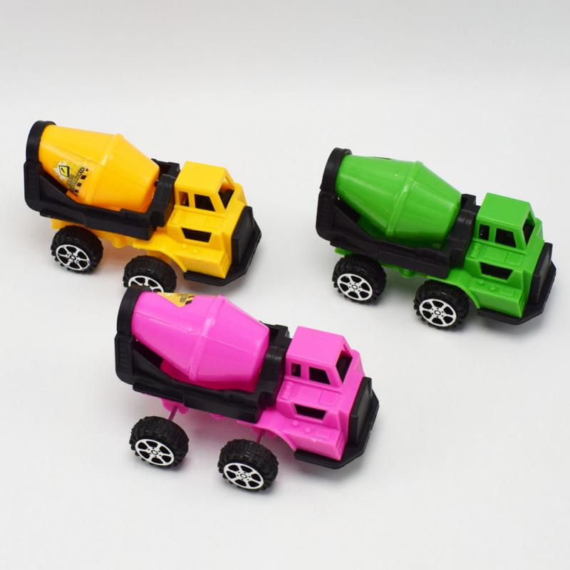 Kids Bulldozer Excavator Toys Inertia Sliding Engineering Vehicle Bulldozer Roller Cement Tank Car Mini Forklift Toy Trucks