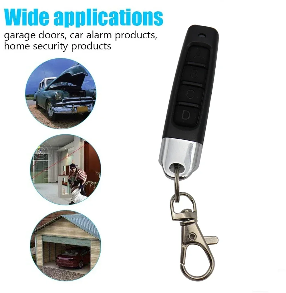 433MHZ Remote Control 4 Channe Garage Gate Door Opener Remote Control Duplicator Clone Cloning Code Car Key
