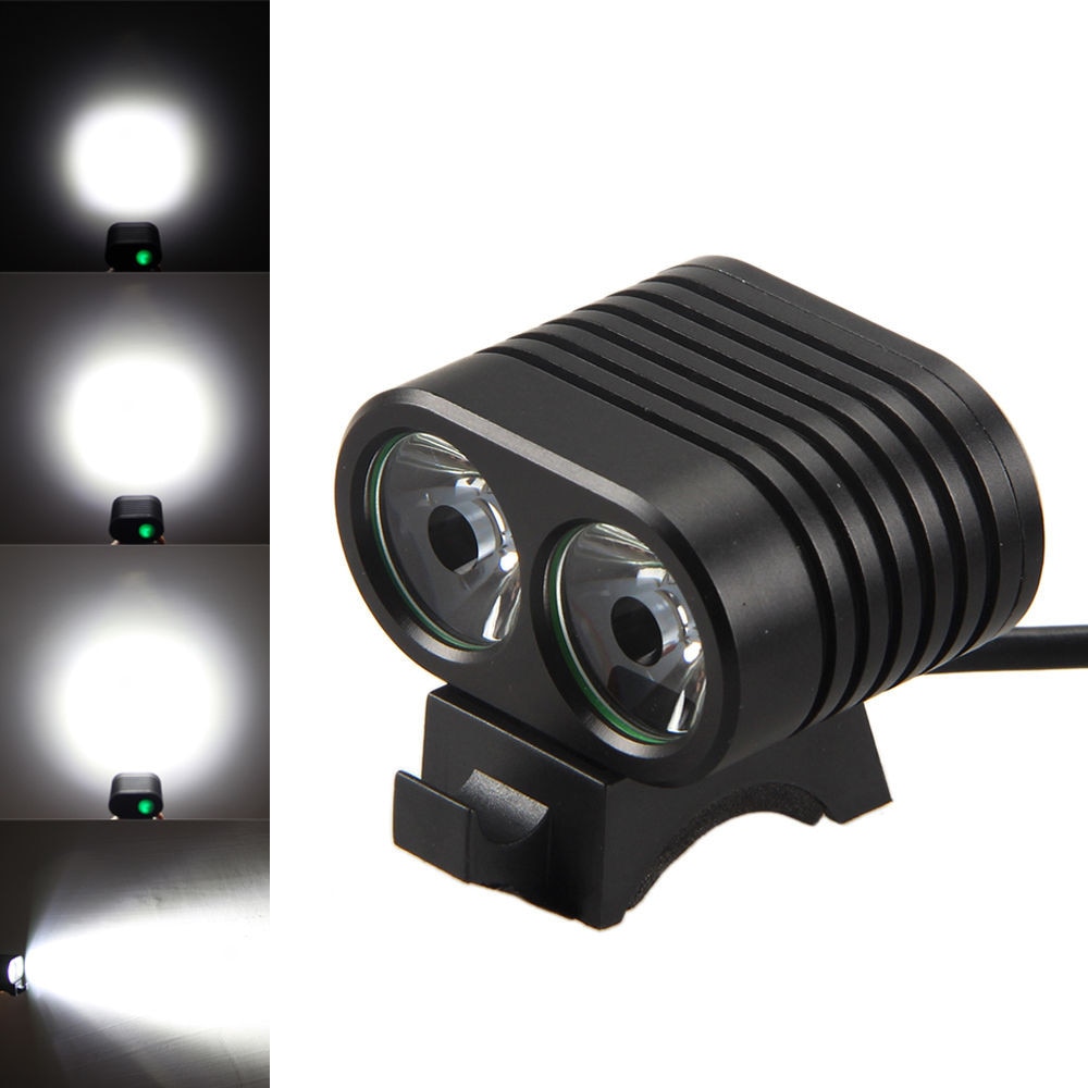 Ultra-hohe helligkeit 8000 Lumen 2x CREE XM-L2 LED fahrrad vorne fahrrad lampe scheinwerfer scheinwerfer 4-modus langlebig Aluminium