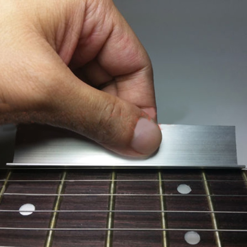 Gitarrband avfasad utjämningsfil under sträng rocker mini t-beam 4 " luthier verktyg