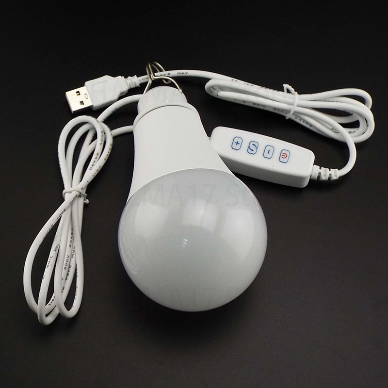 5V 3W 10W USB LED Lampe Lichter Lesen Nacht Lampen wand hängen Dimmen einstellbar für Camping hause Glühbirnen licht Ball J17