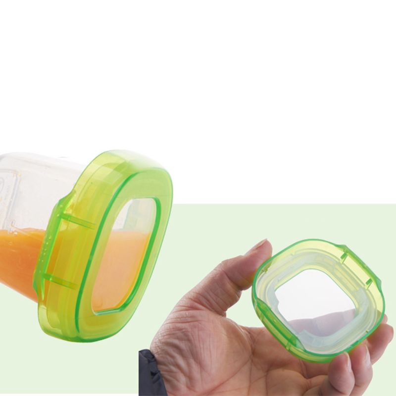 6 stk baby plastik madbeholdere fryser opbevaringsboks mini fravænning fryseboks  d7yd
