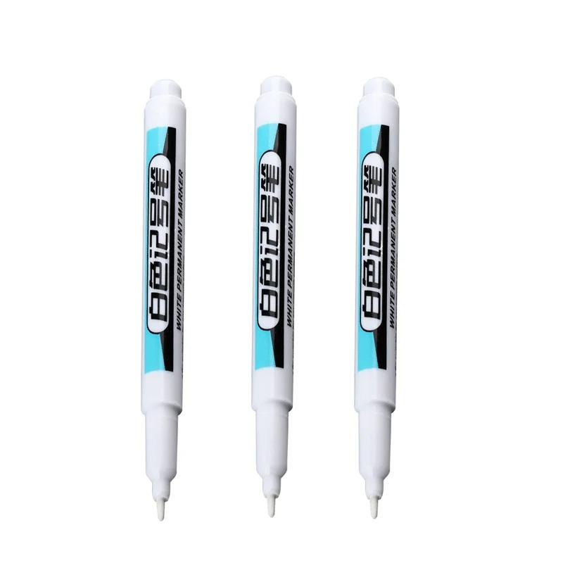 Marqueur de trou profond blanc, peinture en continu, ensemble de stylos pour bois, roche, plastique, cuir, verre, pierre, métal, toile, céramique, 0.7mm: Violet