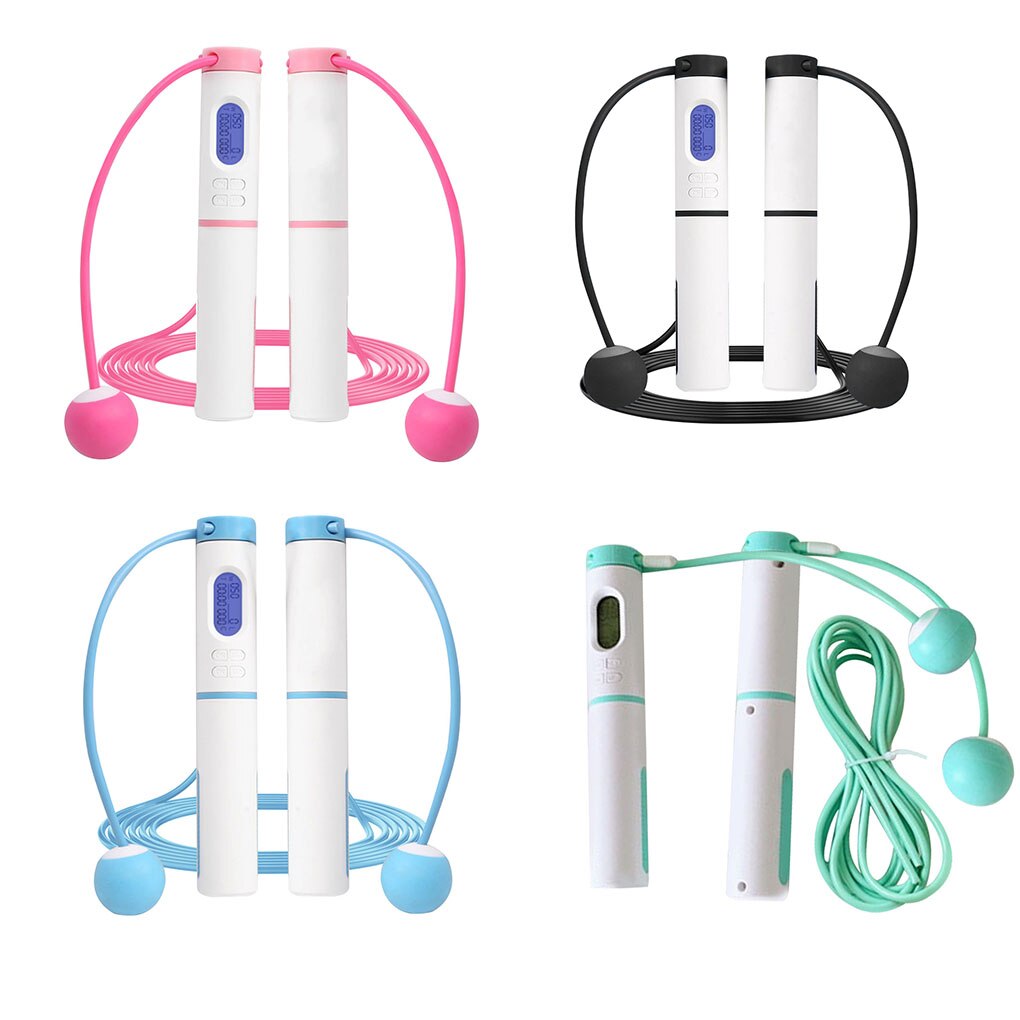 Cordless Jump Ropes Smart Electronic Digital Wireless Skip Rope Calorie Consumption Fitness Body Building Exercise Jumping Rope