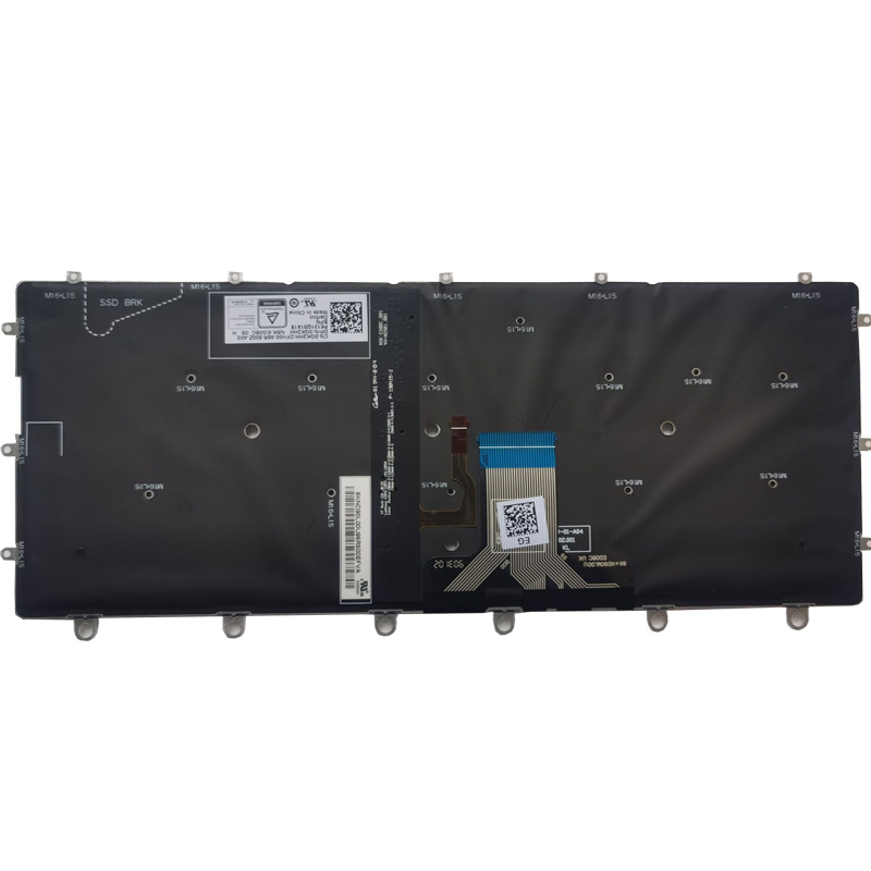 UK/Spanish/SP Laptop Keyboard For DELL XPS 13 9365 P71G 0WPCF9 WPCF9 NSK-EG0BC With Backlight