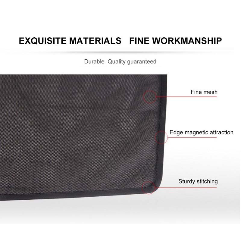 Magnetische Auto Zonneklep Anti-ultraviolet Autoraam Schaduw Gordijn Zijruit Mesh Schaduw Auto-onderdelen Interieur