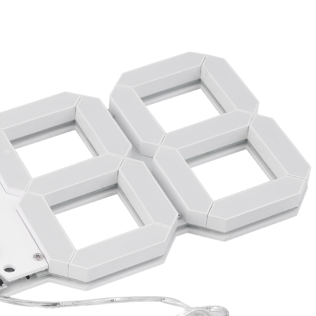 1Pc Large 3D Modern Digital LED Wall Clock 24/12 Hour Display Timer Alarm