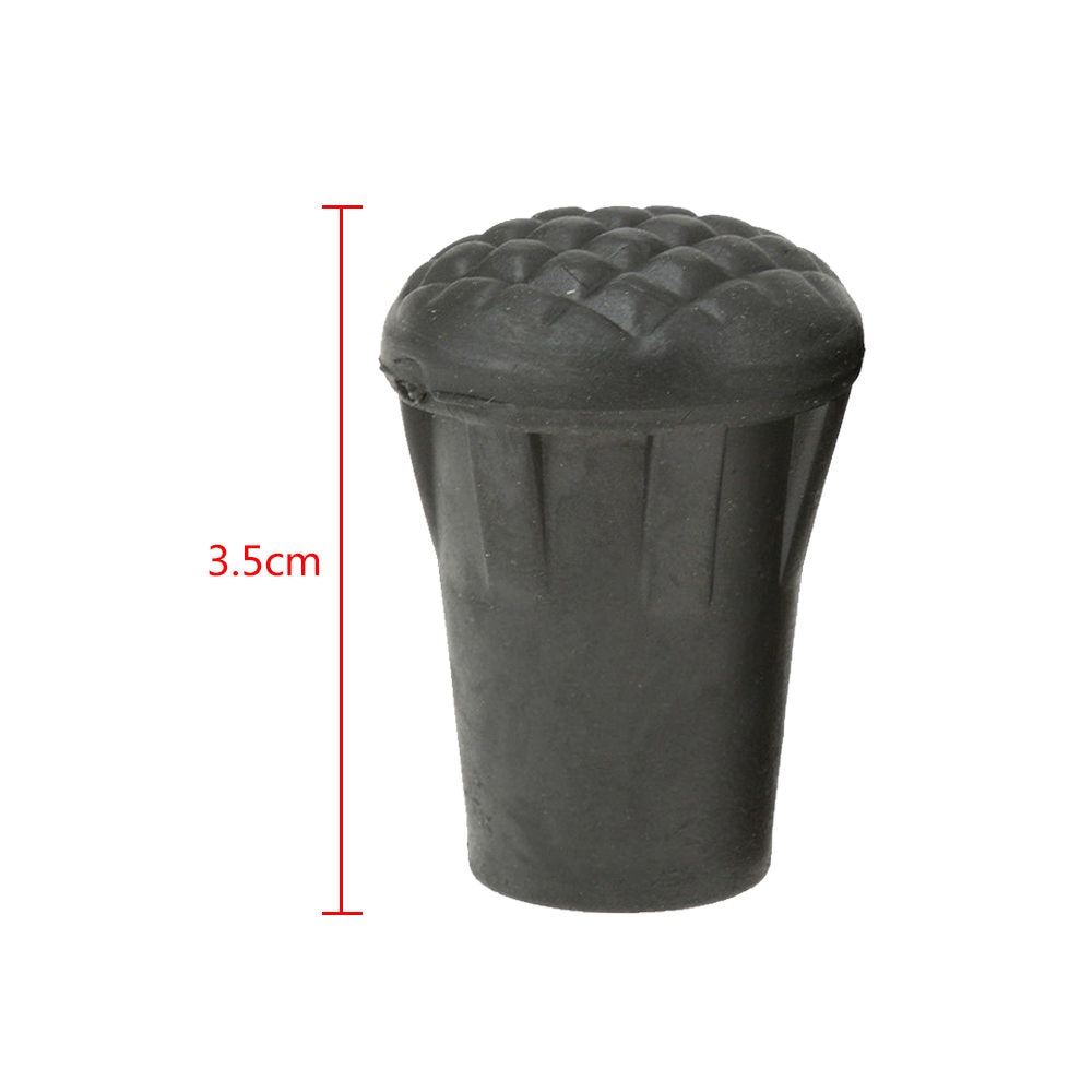 4 stk trekking stang gummi spiss nordisk stokk stokk klatre erstatning alpenstock utendørs leir fottur beskytter lokk Tips