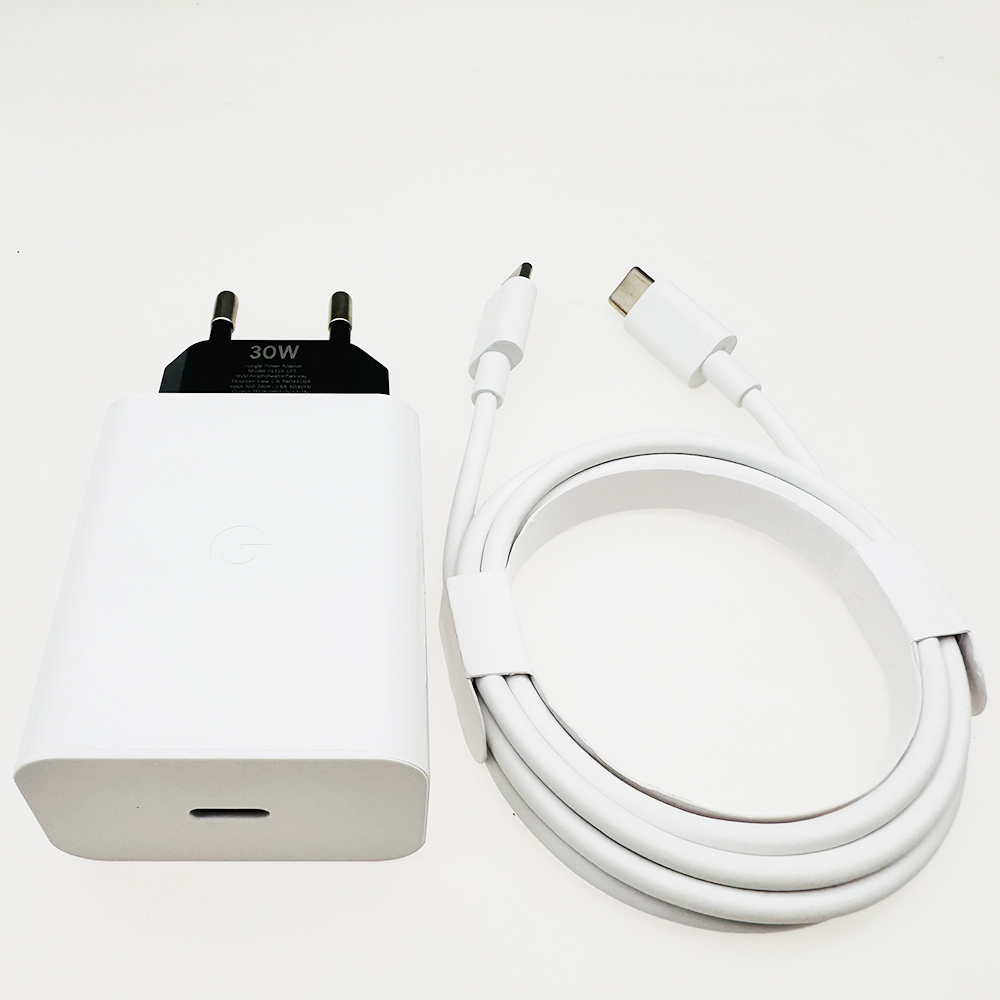 Cargador de pared para Google Pixel 8, 7, 6, 5, 4 Pro, tipo C, adaptador rápido PD de 30W con cable USB tipo C A tipo C de 100cm: CH