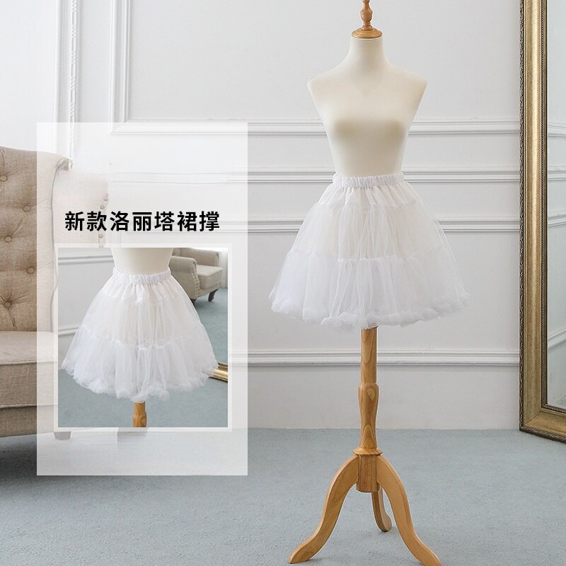 Robe de mariée courte en maille Crinoline, jupe de soutien quotidien, jupon, robe formelle