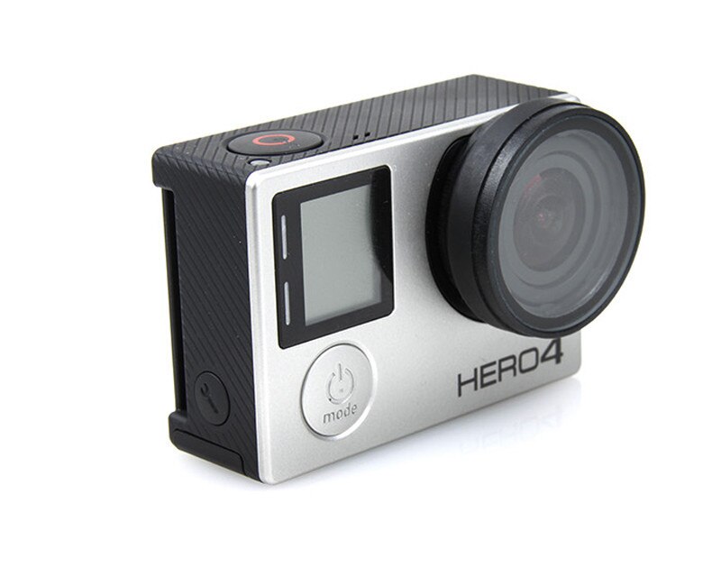 Filtro Protector de lente UV + funda protectora estándar para Gopro Hero 3 3 + 4, accesorios