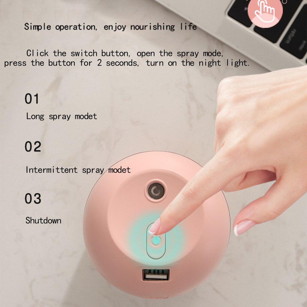 Humidificador de Alcohol portátil para el hogar, difusor de aire grande con capacidad Usb, pequeño, para dormitorio