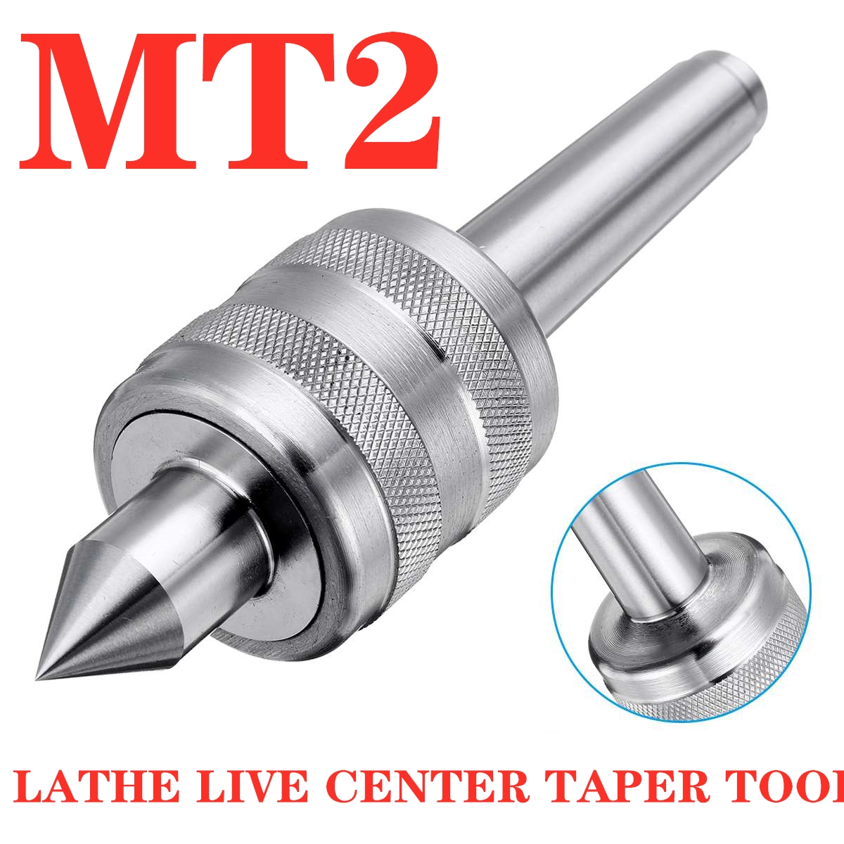 MT2 0.001 Nauwkeurigheid Preciseringen Stalen Draaibank Live Center Taper Tool Triple Lager Voor Cnc Cutter Draaibank Tool Voor Metaal Hout draaibank