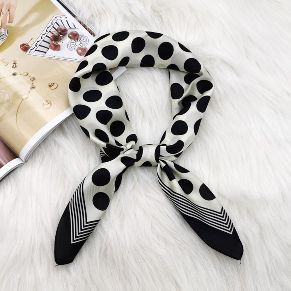 Silk Skinny Bag Scarf for Women Print Neck Scarves Head Band Long Ribbon Hairband Scarfs Accessories: 9