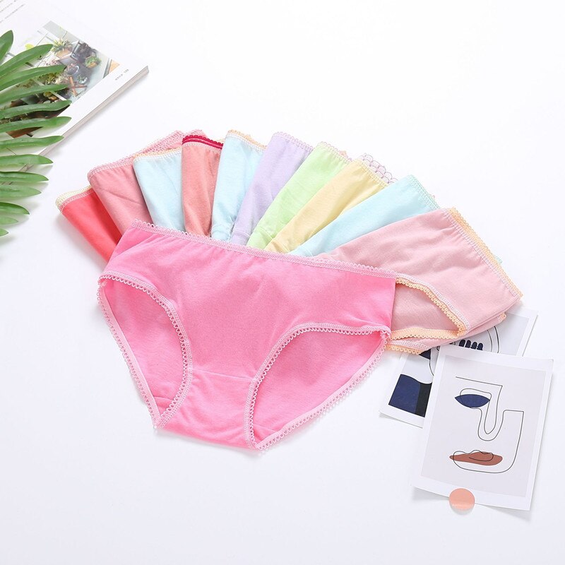 6 Stks/partij Meisje Slips Kinderen Ondergoed Kinderen Slipje Onderbroek Pak 2-12 Jaar