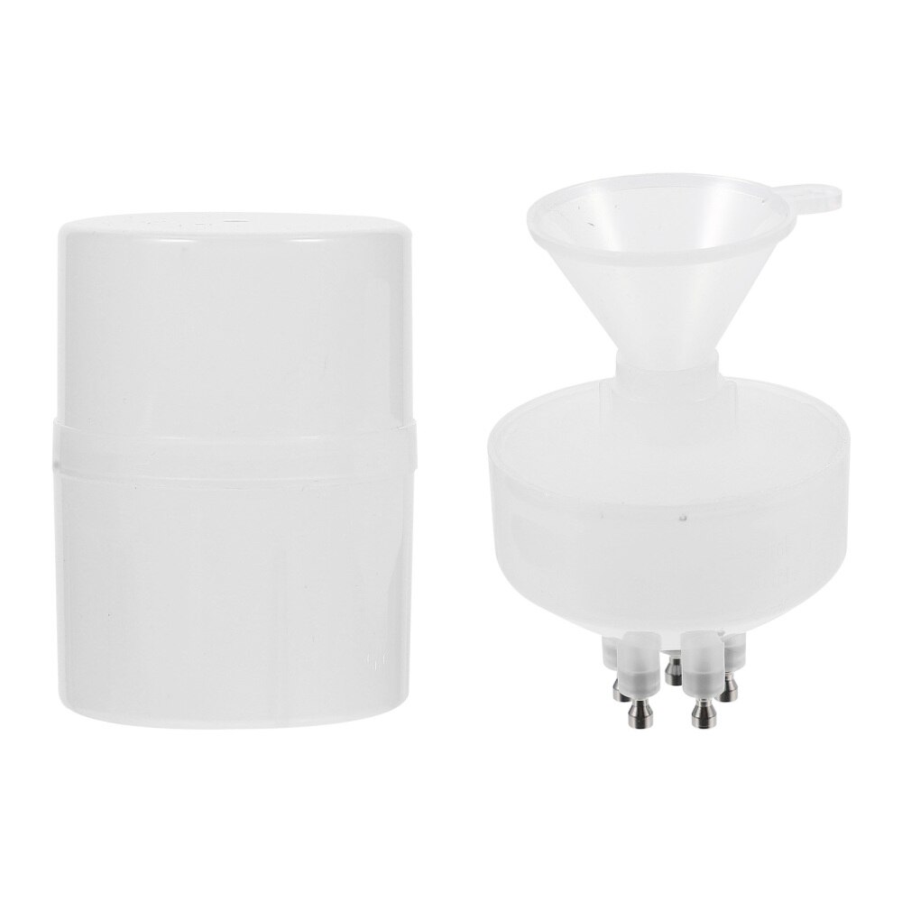 1 Set Empty Bottle Applicator Dropper Applicator Bottle for Hair Care: White