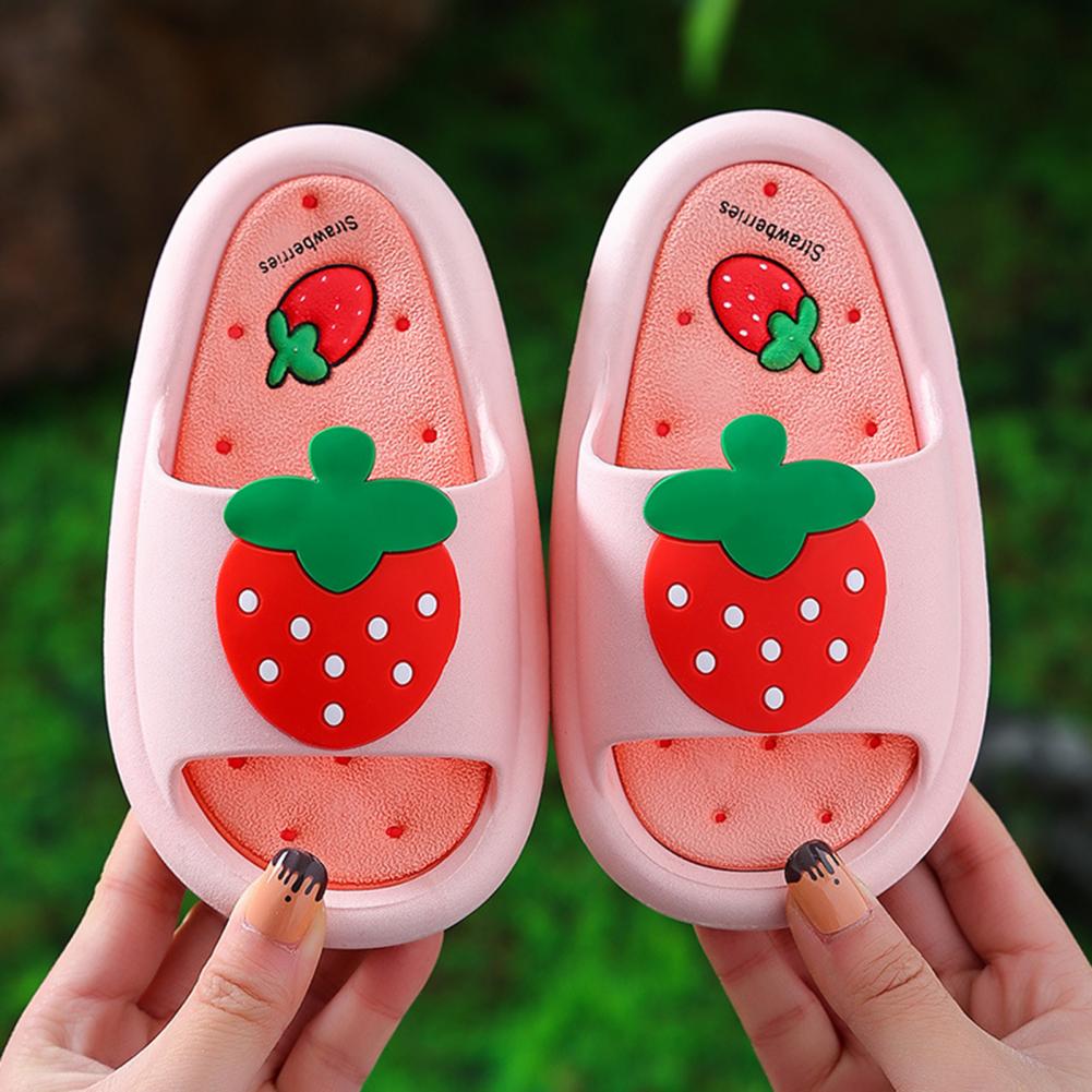 Zapatillas de verano con absorción de impacto para niños, sandalias de baño, 1 par