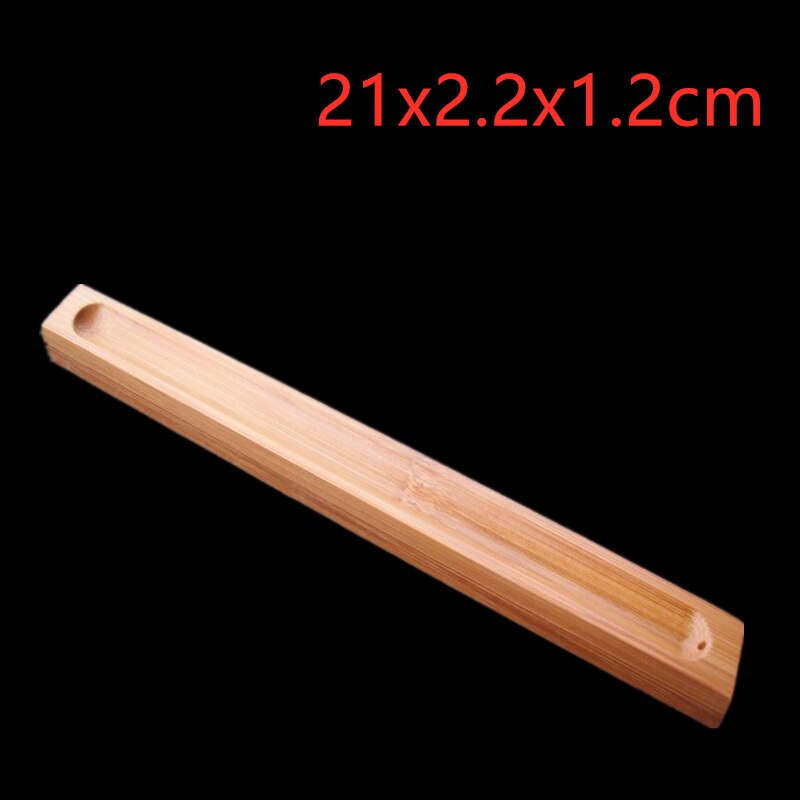1pc st bambumaterial sticka rökelse tallrik rökelsehållare doftande porslin rökelsebrännare salvia: A