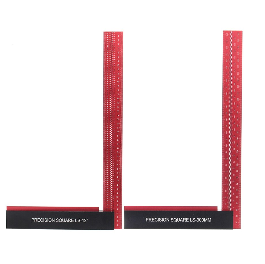 Precision Square 300mm T Speed Measurements Ruler for Measuring and Marking Woodworking Carpenters Framing Carpentry Use