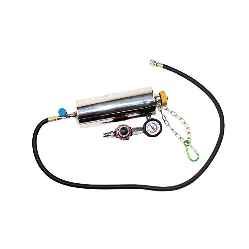Kit limpiador de inyector de combustible sin desmontar automotriz y probador Con caja para coches de gasolina de acelerador EFI, tanque de 750 ML, 145PSI
