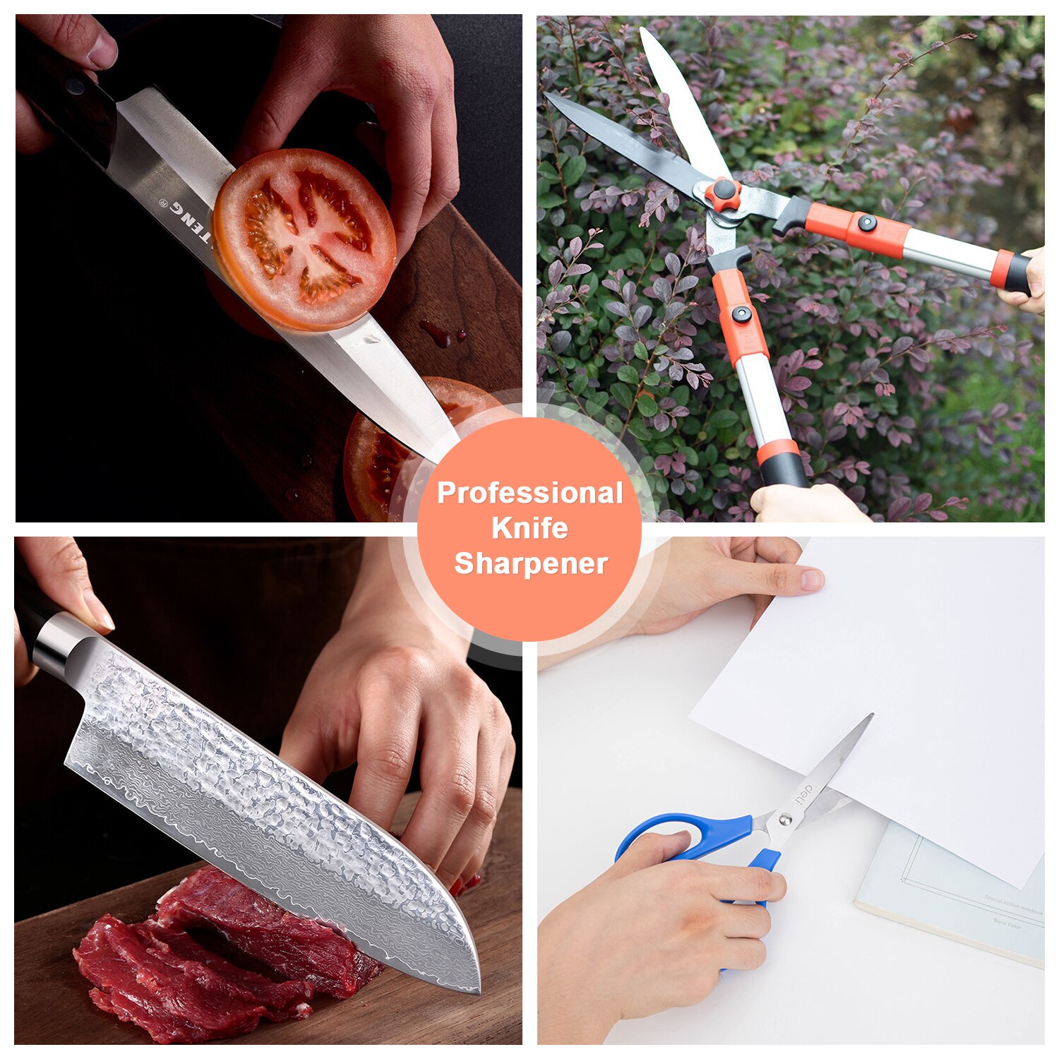 Whetstone Kitchen Knife Sharpener Grindstone Japanese Sharpening Stone For All Knives White Corundum Waterstones