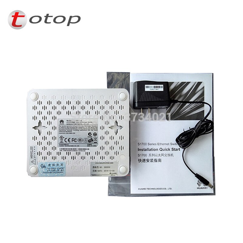 Original Hua wei Gigabit switch S1700 8G-AC (8 pieces 10/100 / 1000Base-T Ethernet ports, GB AC adapter)