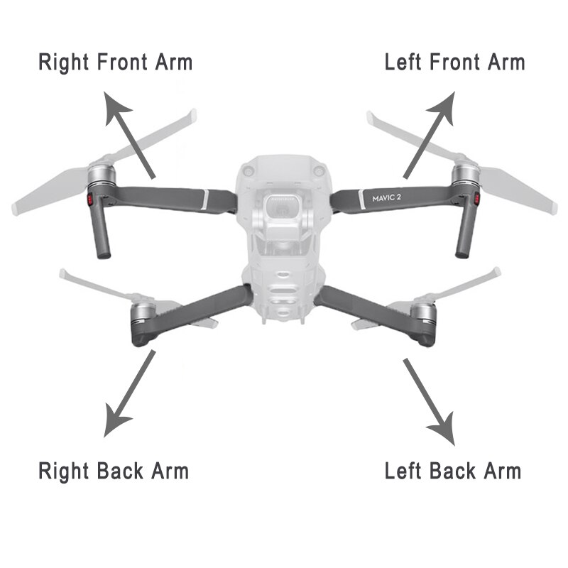 DJI Mavic 2 Replacement Arms with Motor for DJI Mavic 2 Pro and Mavic 2 Zoom repair parts