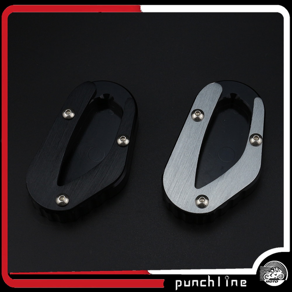 Fit Bonneville T120 T120 -2023 kickstand zijstandaard Voor TRIUMPH Bonneville T100 -2023 stand uitbreiding vergroter pad