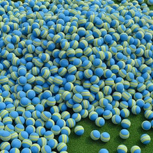 Blauwe streep kleurenbal golf indoor bal sponsbal golf zachte schuimballen gestreepte spons oefenbal gekleurde golfballen 42mm
