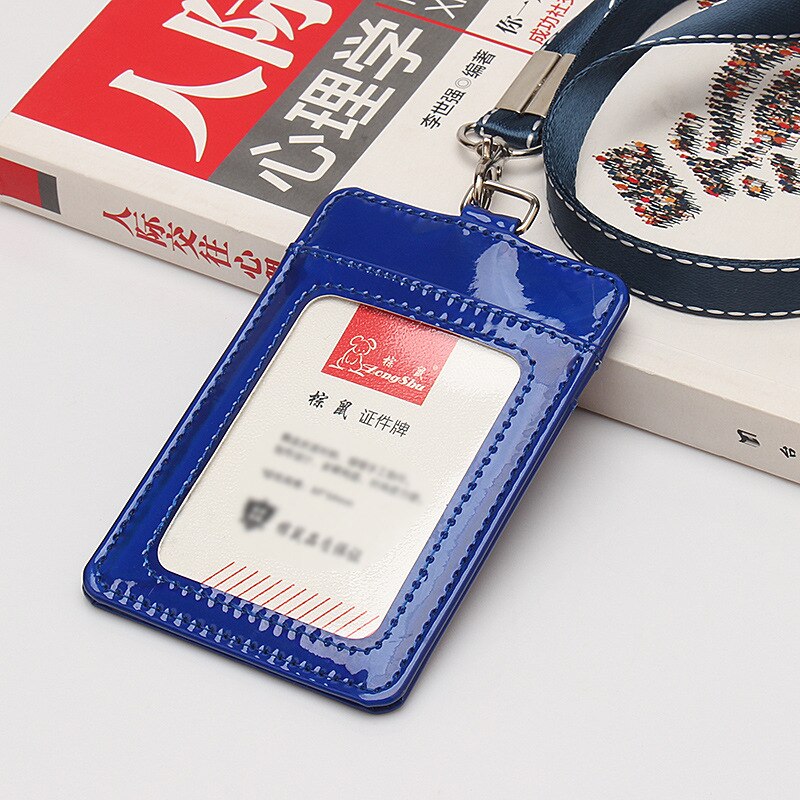 Id Kaarthouder Werk Naam Kaarthouders Visitekaartje Werk Card Id Badge Lanyard Houder Id Business Case: Blue with Rope