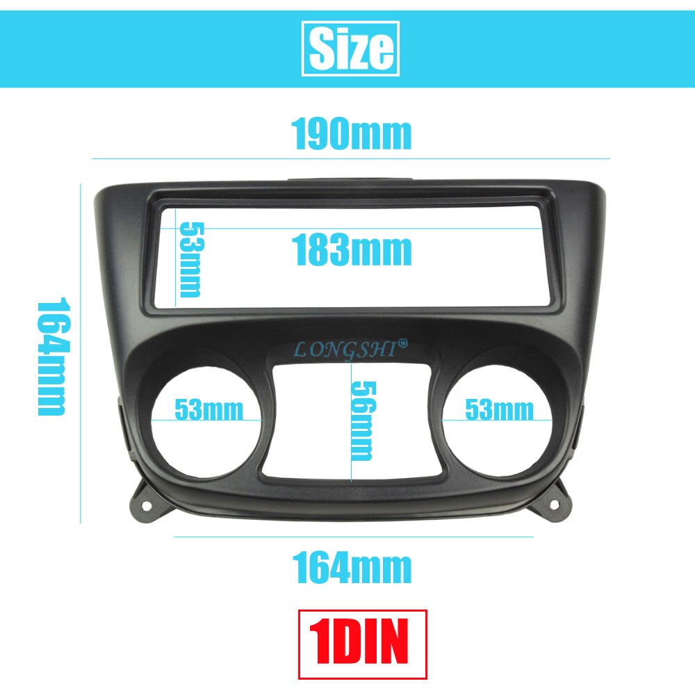 One 1 Din Fascia for NISSAN Almera N16 2000-2006 Radio DVD Stereo Panel Dash Install Trim Kit Face Surround Frame 1din