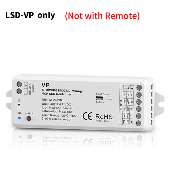 2,4g T21/T22/T24/T25 4 Zone Clever berühren Tafel fernbedienung LED Dimmer dimmen/RGB /RGBW/RGB + CCT Helligkeit LED Regler für LED streifen: LSD-VP nur
