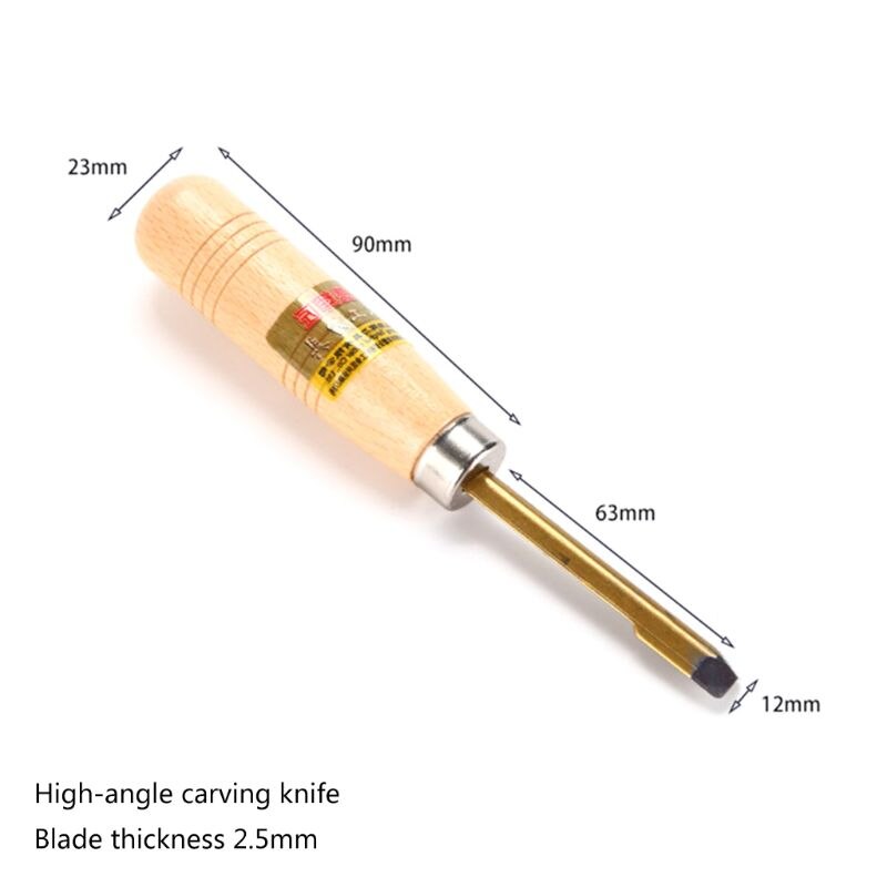 5 stuks vergulde draaibank houtsnijbeitels doe-het-zelf handbeitels messen guts