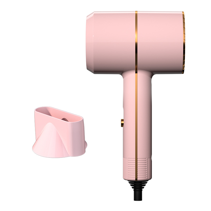 Mini Hair Dryer Electric Blow Dryer Salon Blowdryer and Cold Wind Hair Drying Tools: Pink 800w