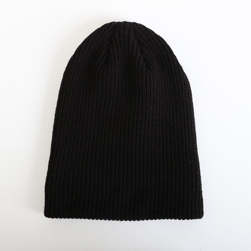 Mössor stickade mössor enfärgade kepsar för höst vinter män kort keps utomhus varm melon keps street keps dam hatt